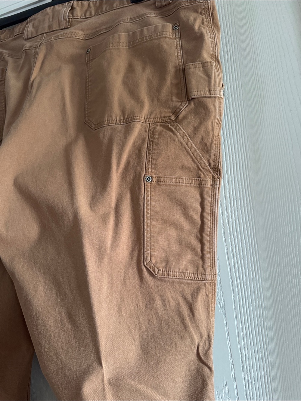 Men's Casual Straight-Leg Chino Pants — Brown Duluth Trading - Picture 4 of 6